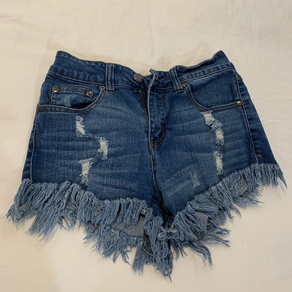 Denim cut offs
